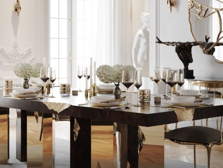 LUXURY DINING TABLE PAYS HOMAGE TO MODERN CLASSIC DESIGN