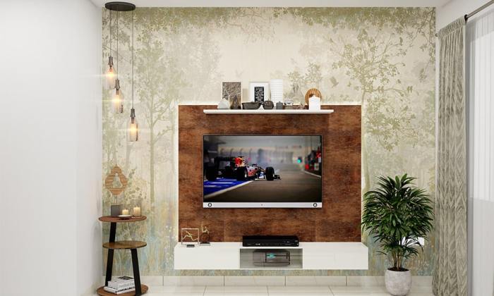 Panel tv room living designs luxe glass