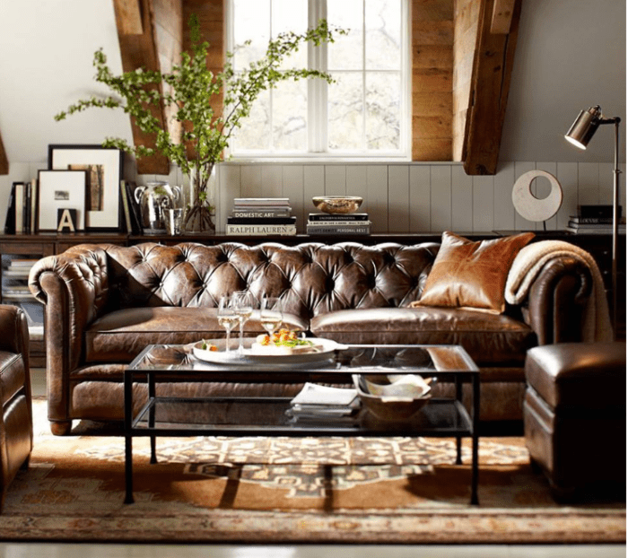 5 Splendid Leather Sofa Design Ideas For Your Living Room